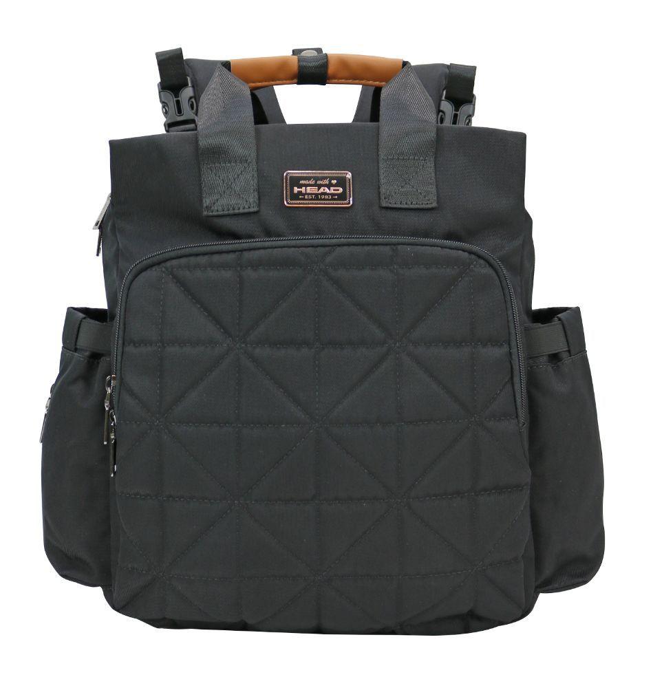 Mochila Pañalera Maternal Bloom New Negro Head-1
