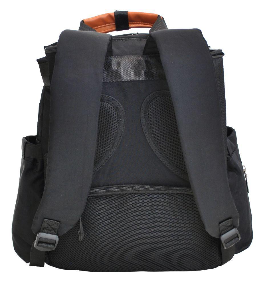 Mochila Pañalera Maternal Bloom New Negro Head-5