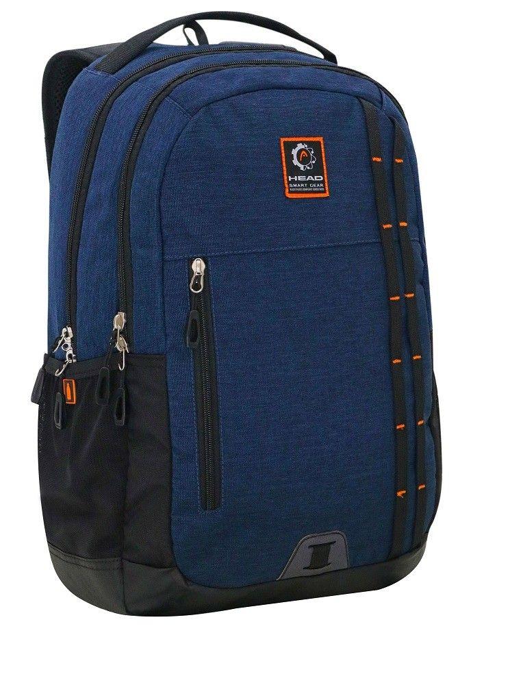 Mochila Ejecutiva Commander Azul Head-0