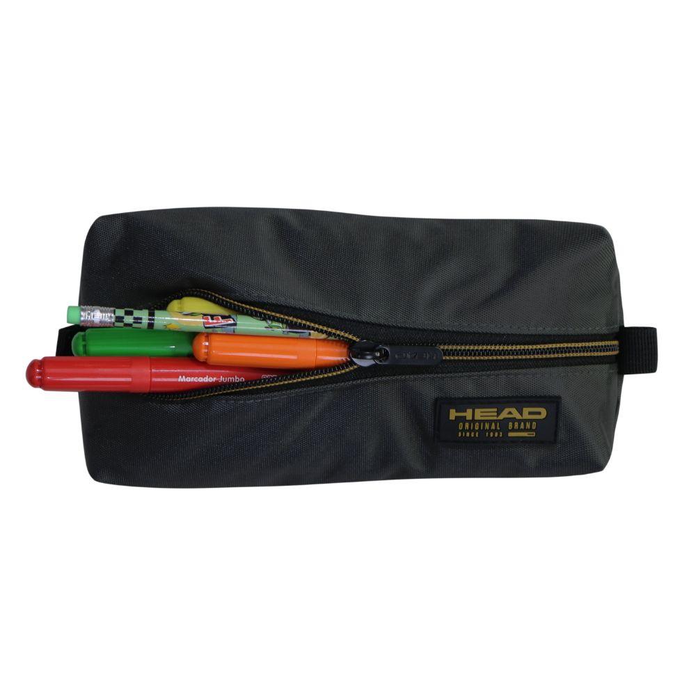 Estuche Simple Alto Gris Head-2