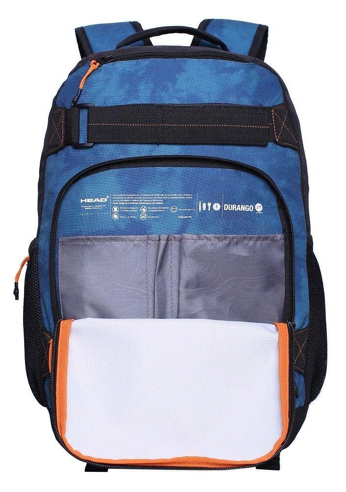 Mochila Skate Durango Azul Petroleo Head   -3