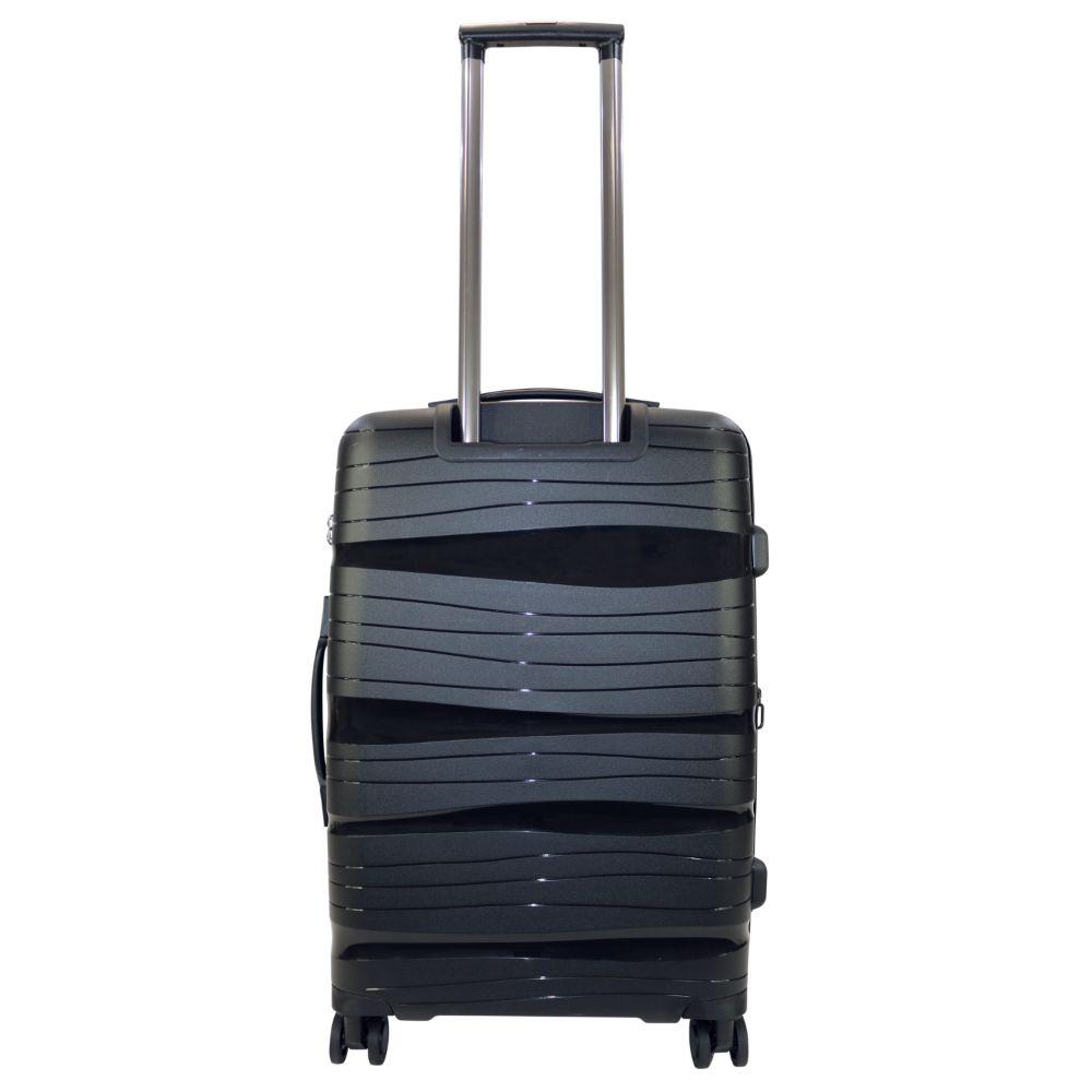 Maleta Hawai M Polipropileno Expandible Negro Head-6