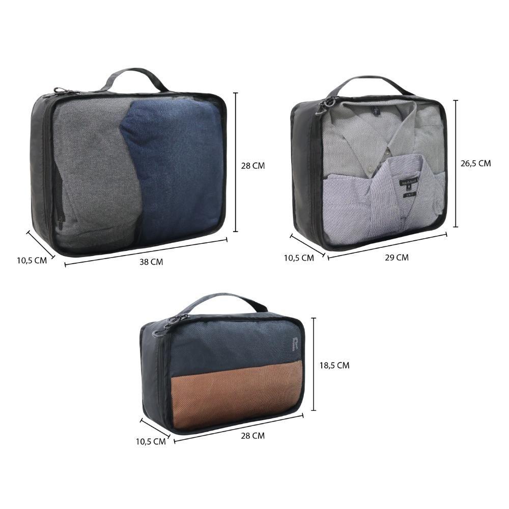 Organizador Maleta Gate Negro Head-4