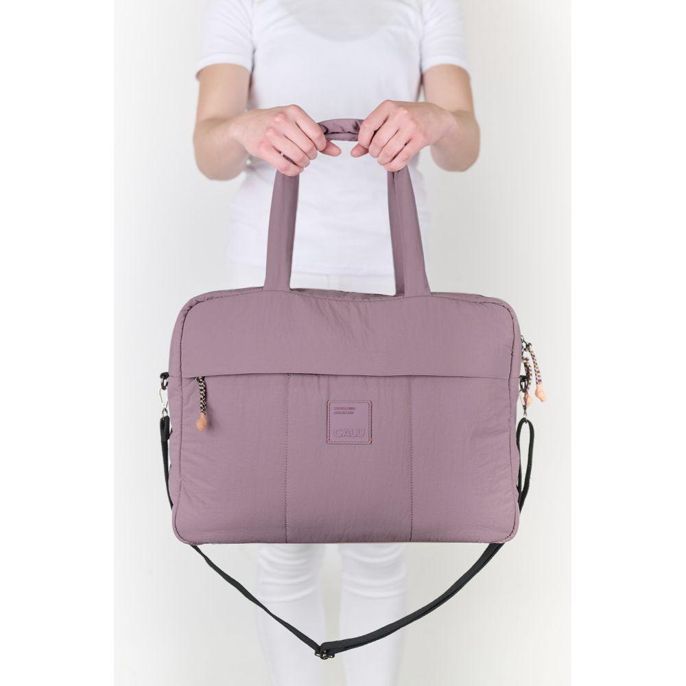 Bolso de Viaje Beatrice Acolchado Malva Calu-7