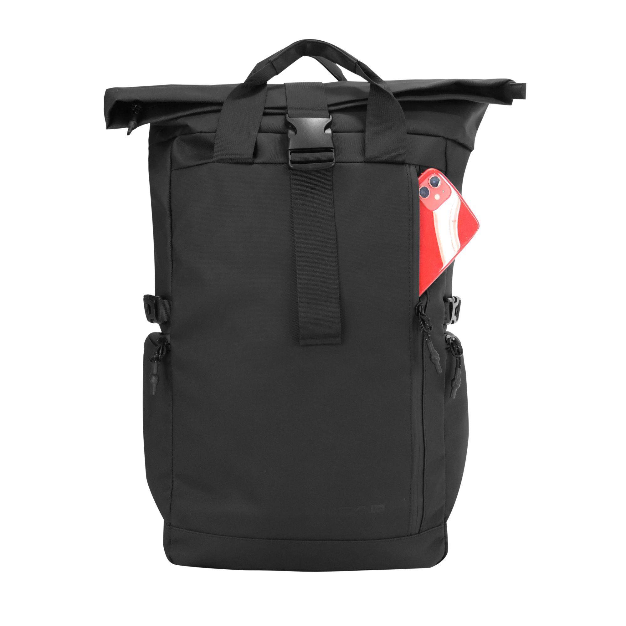Mochila Waterproof Apertura Superior Bestia Negro Head-2