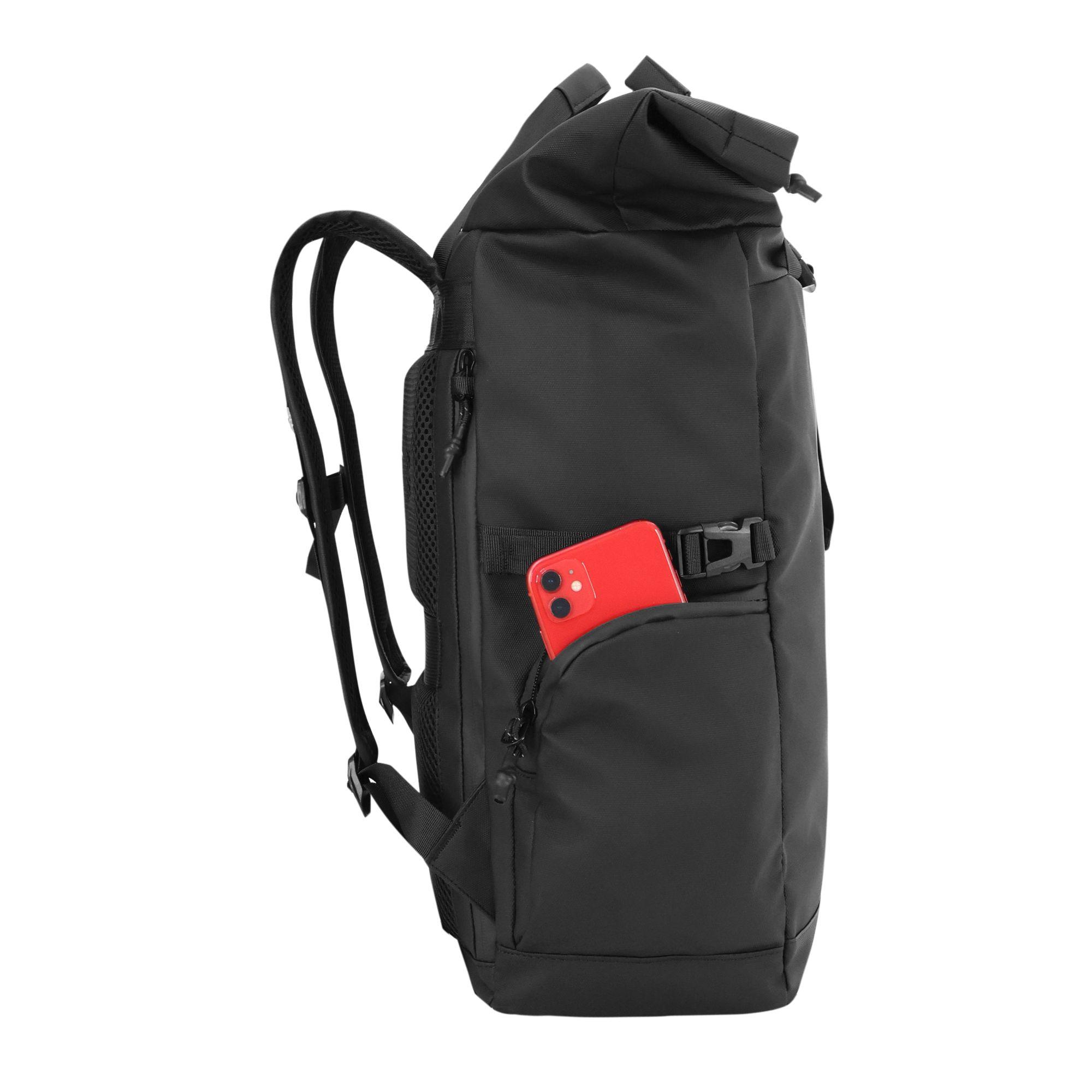 Mochila Waterproof Apertura Superior Bestia Negro Head-5
