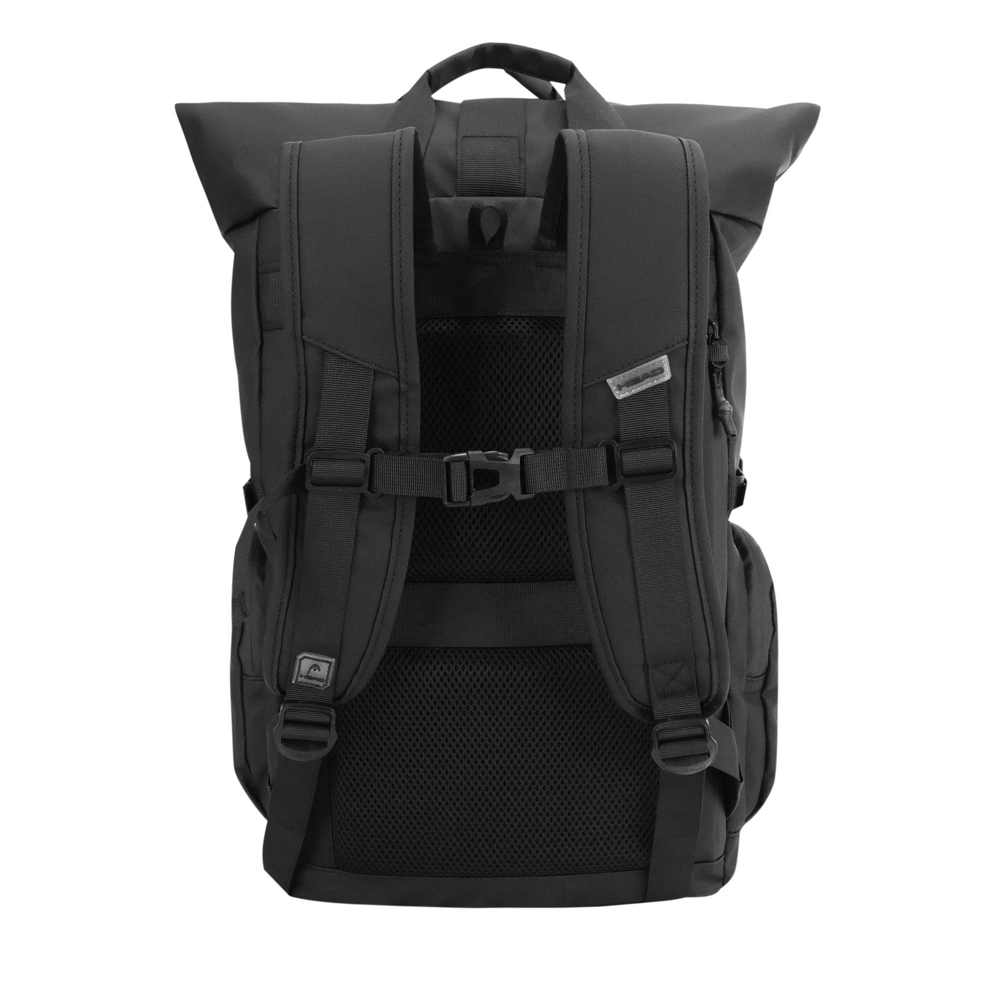 Mochila Waterproof Apertura Superior Bestia Negro Head-6
