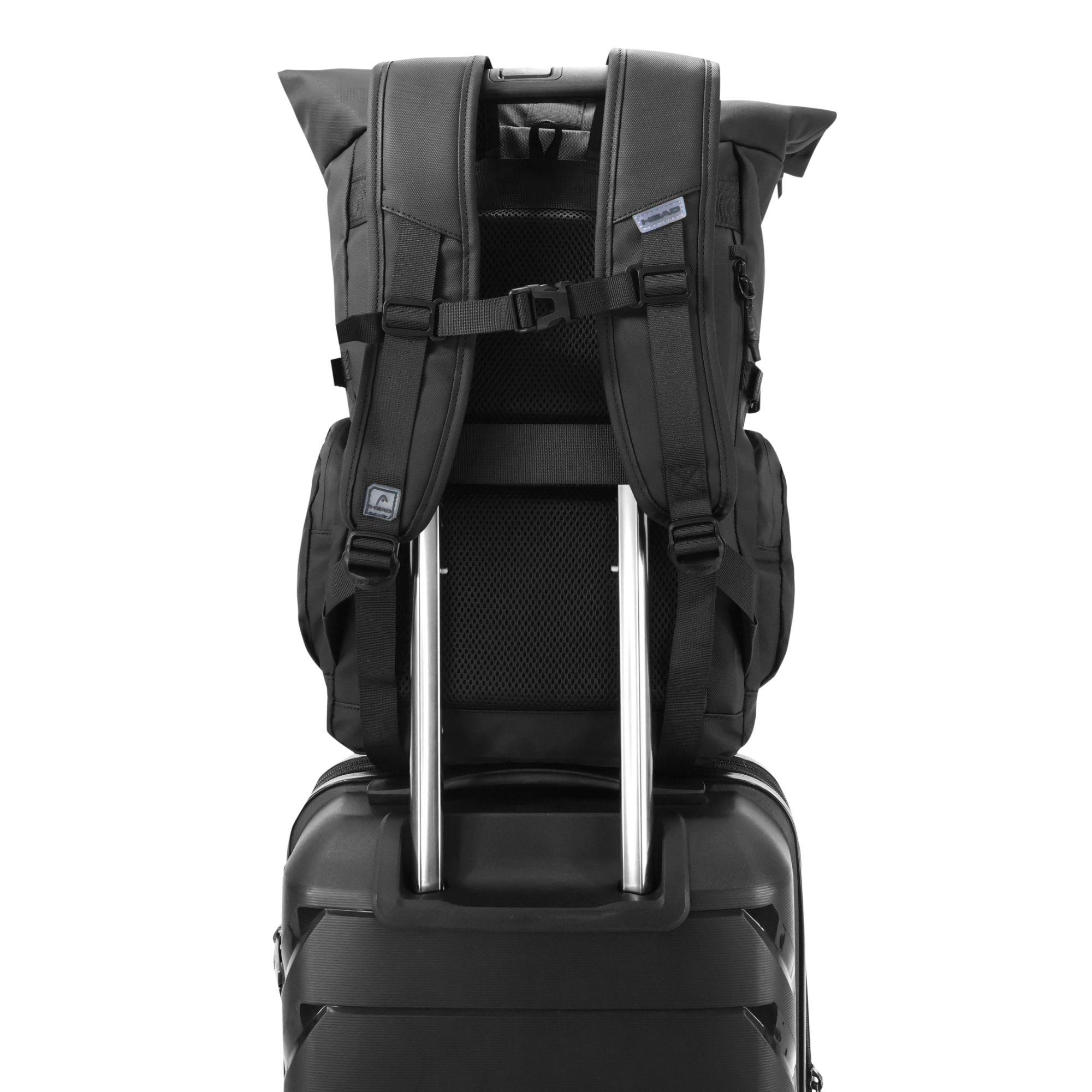 Mochila Waterproof Apertura Superior Bestia Negro Head-7