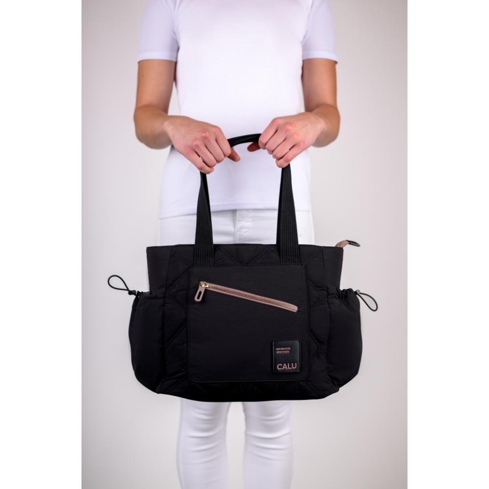 Cartera Tote Porta Laptop 14" Aurora Negro Calu-5