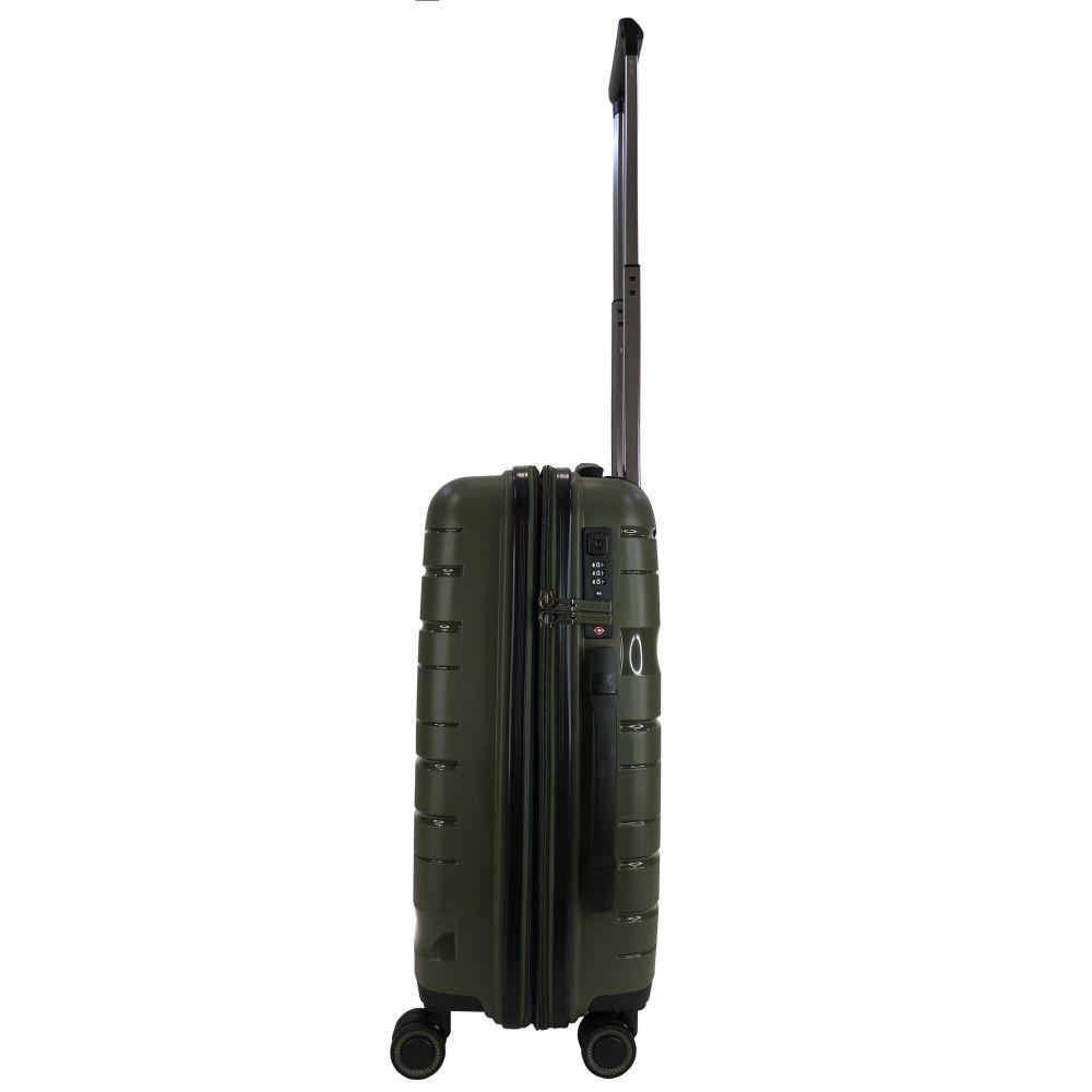 Maleta Singapur S Expandible Verde Militar Head-2