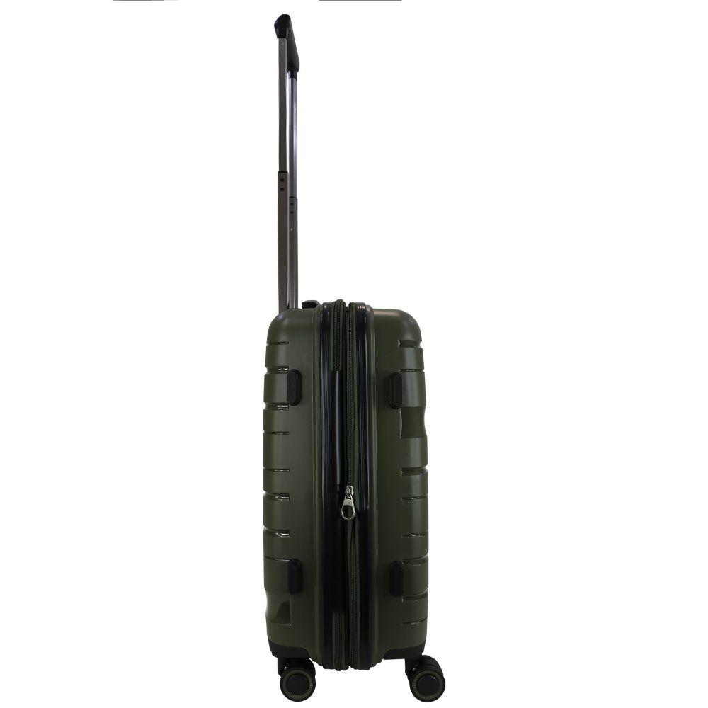 Maleta Singapur S Expandible Verde Militar Head-3