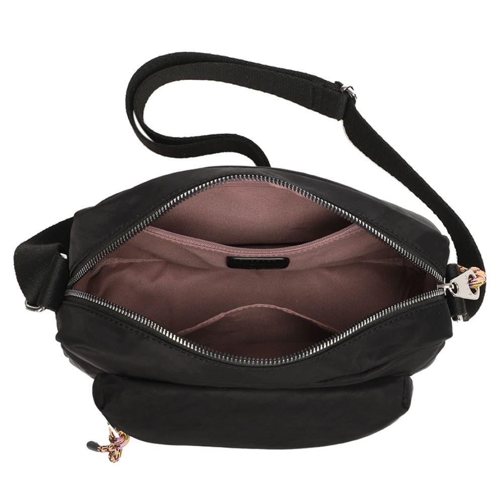 Cartera Bandolera Rocio Casual Negro Calu-2