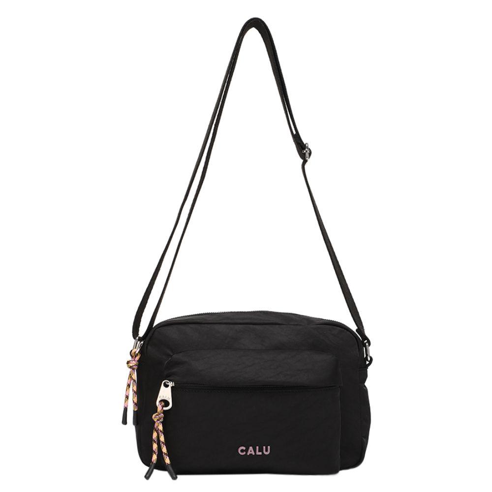 Cartera Bandolera Rocio Casual Negro Calu-3