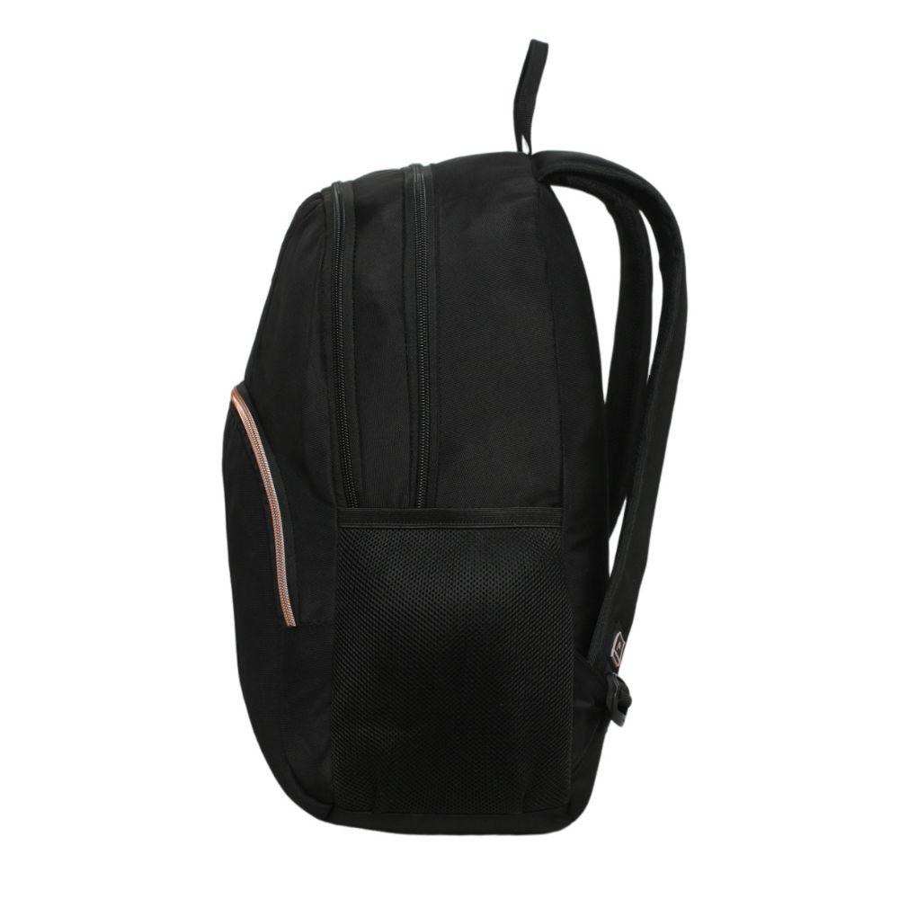 Mochila Mujer Simple Mokka Negro Head-3