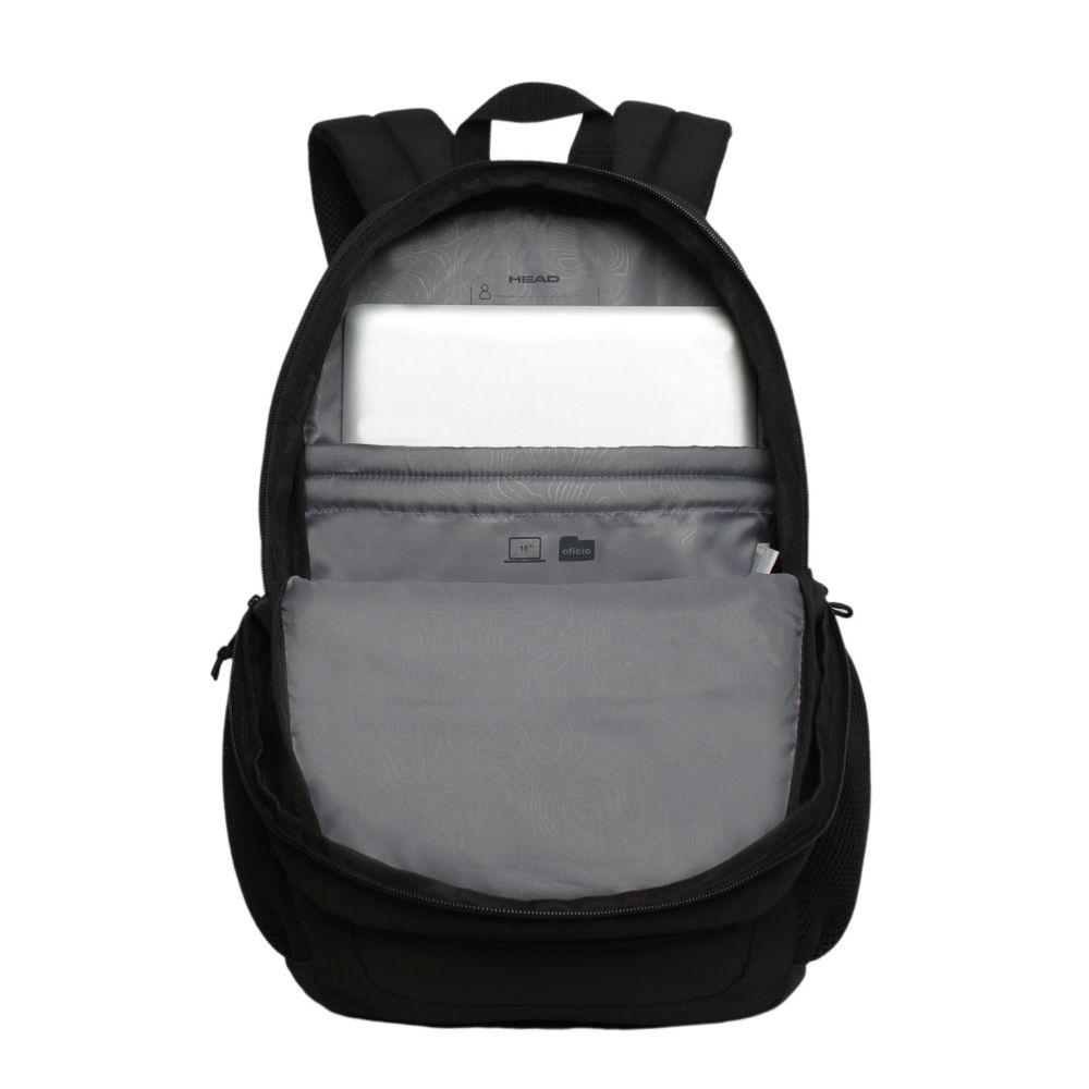 Mochila Compacta Aircross Reverse Negro Head-3