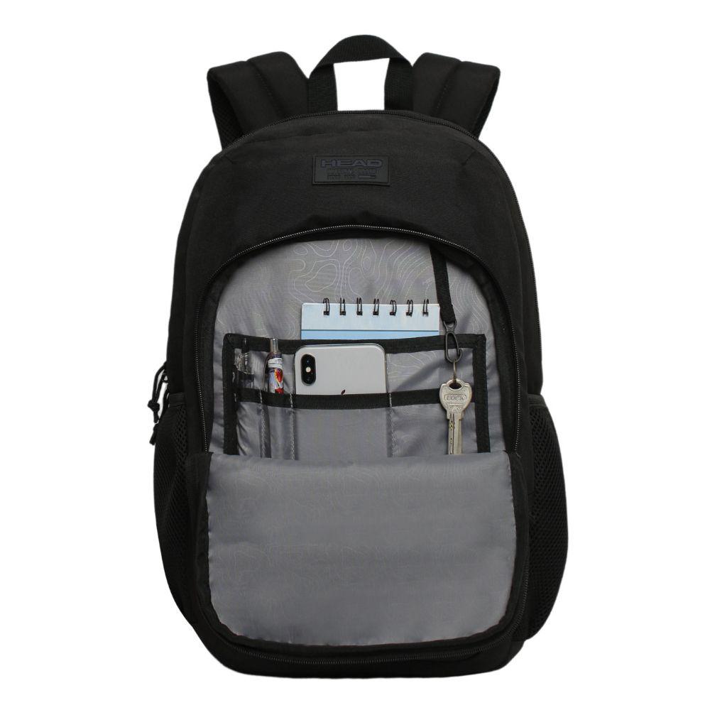 Mochila Compacta Aircross Reverse Negro Head-4