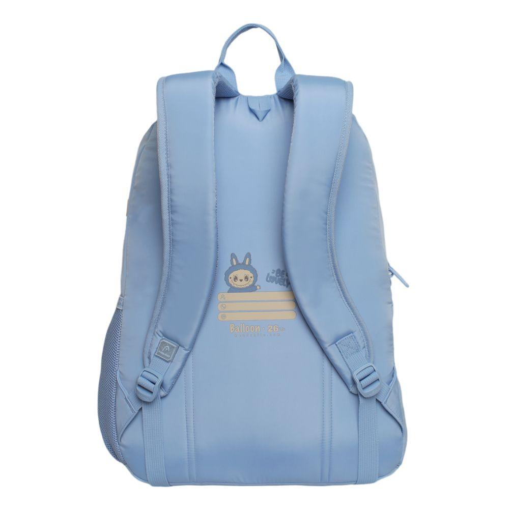 Mochila Infantil Niña Balloon Muñeco Azul Claro Head-4