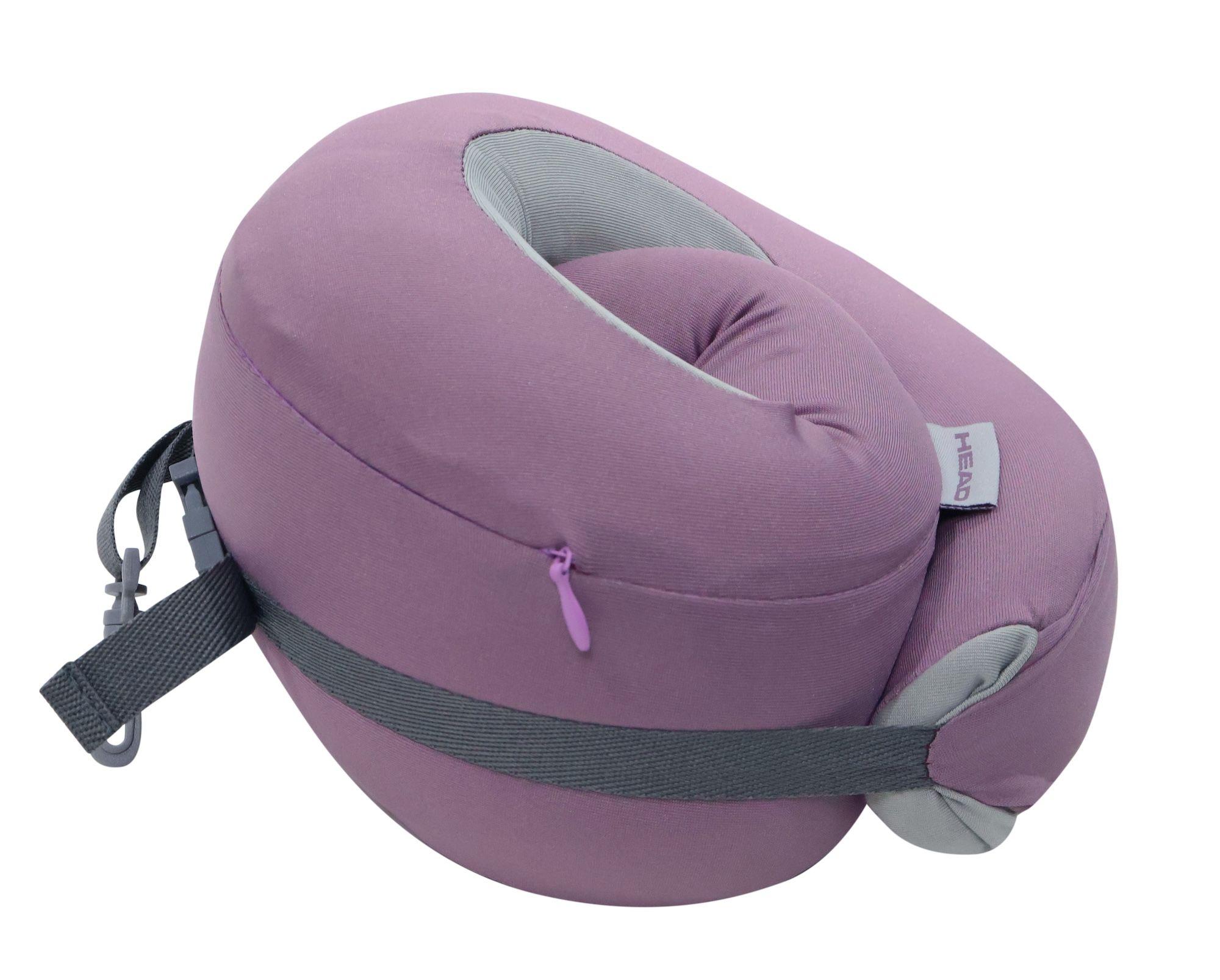 Almohada Cojin Viaje Cuello Pillow Morado Head-5