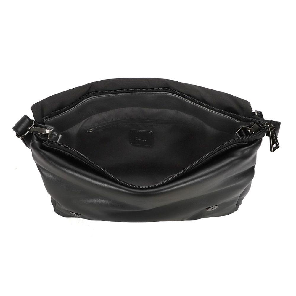 Cartera Tapeta Olivia Negro Calu-3