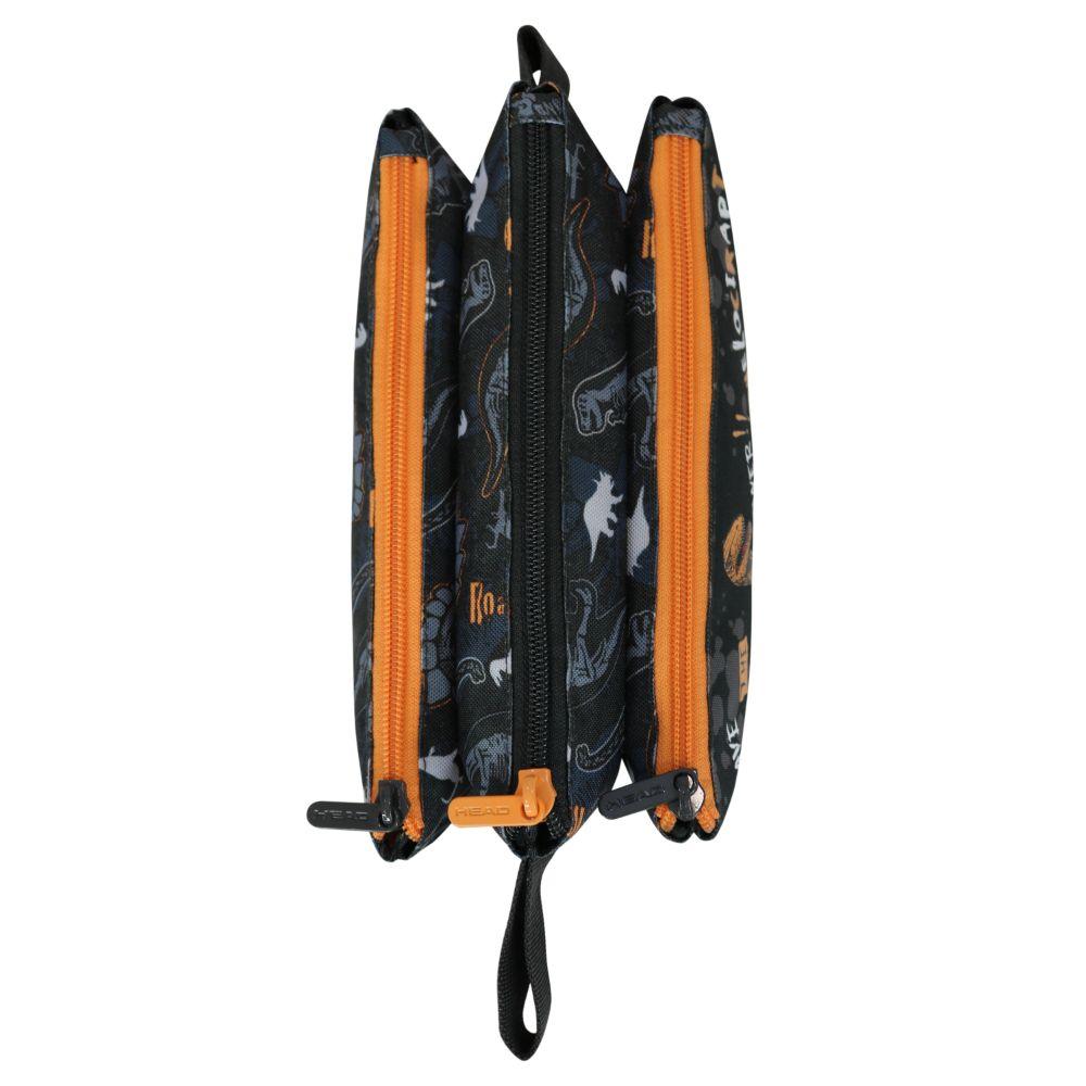 Estuche Celerio Dino Naranjo Head-2