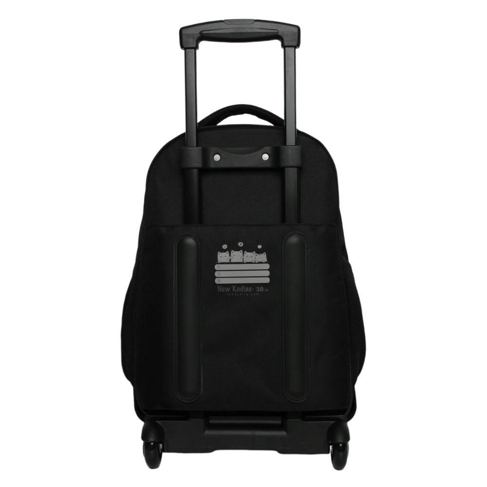 Mochila con Ruedas Infantil Niña New Kodiac Cat Negro Head-3