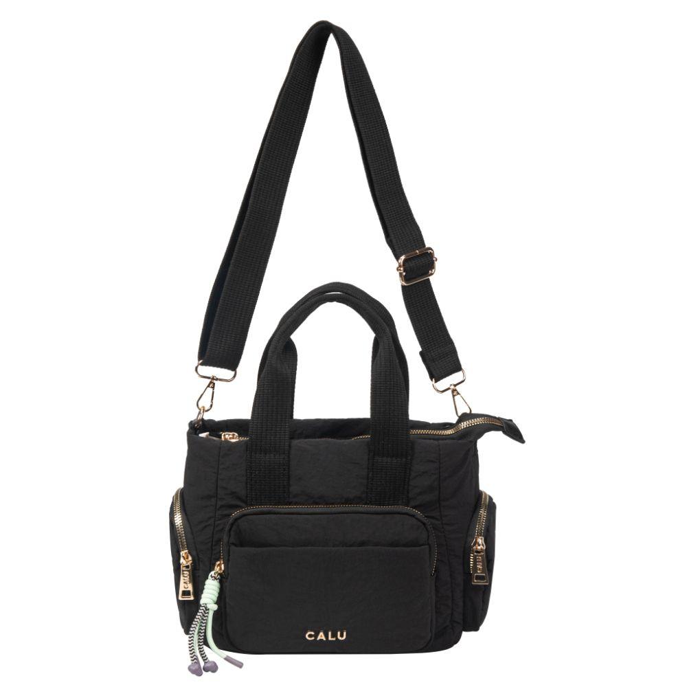 Cartera Bandolera Lena Colores Negro Calu-3