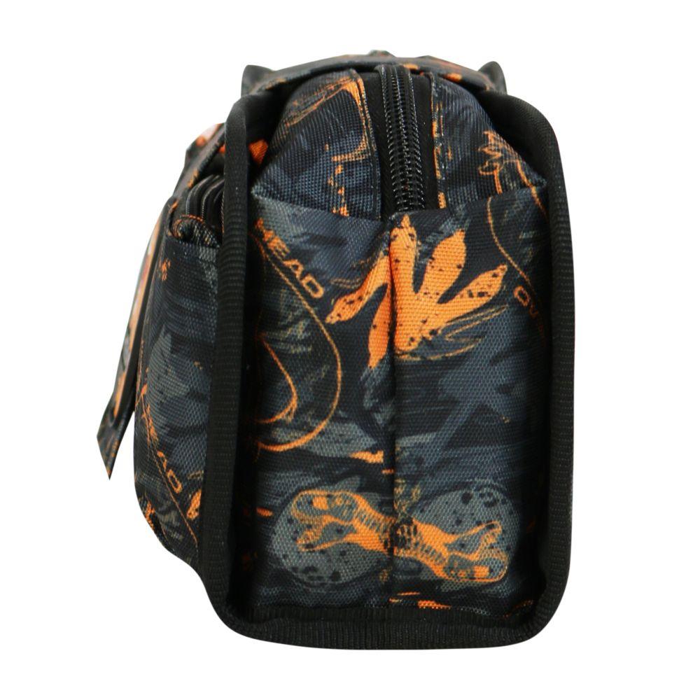 Estuche Infantil Hombre Cherry Camo Dino Naranjo Head-3