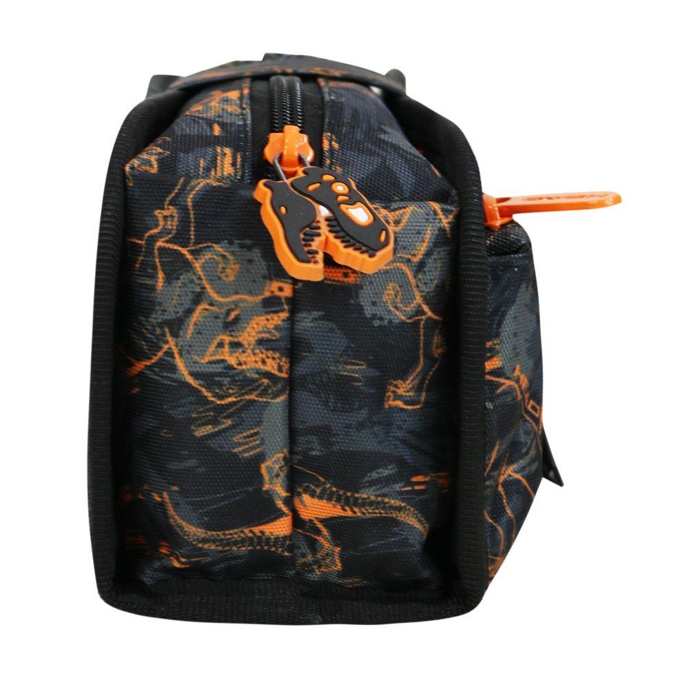Estuche Infantil Hombre Cherry Camo Dino Naranjo Head-4
