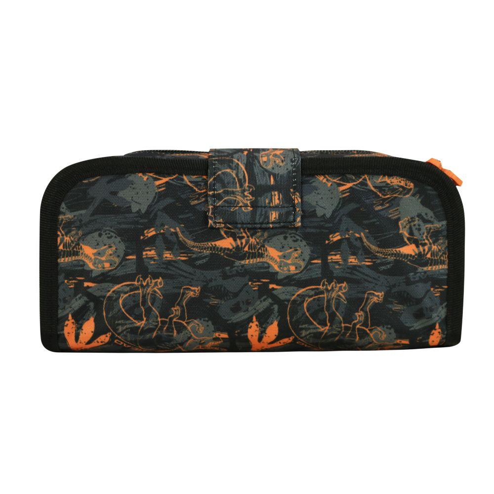 Estuche Infantil Hombre Cherry Camo Dino Naranjo Head-5