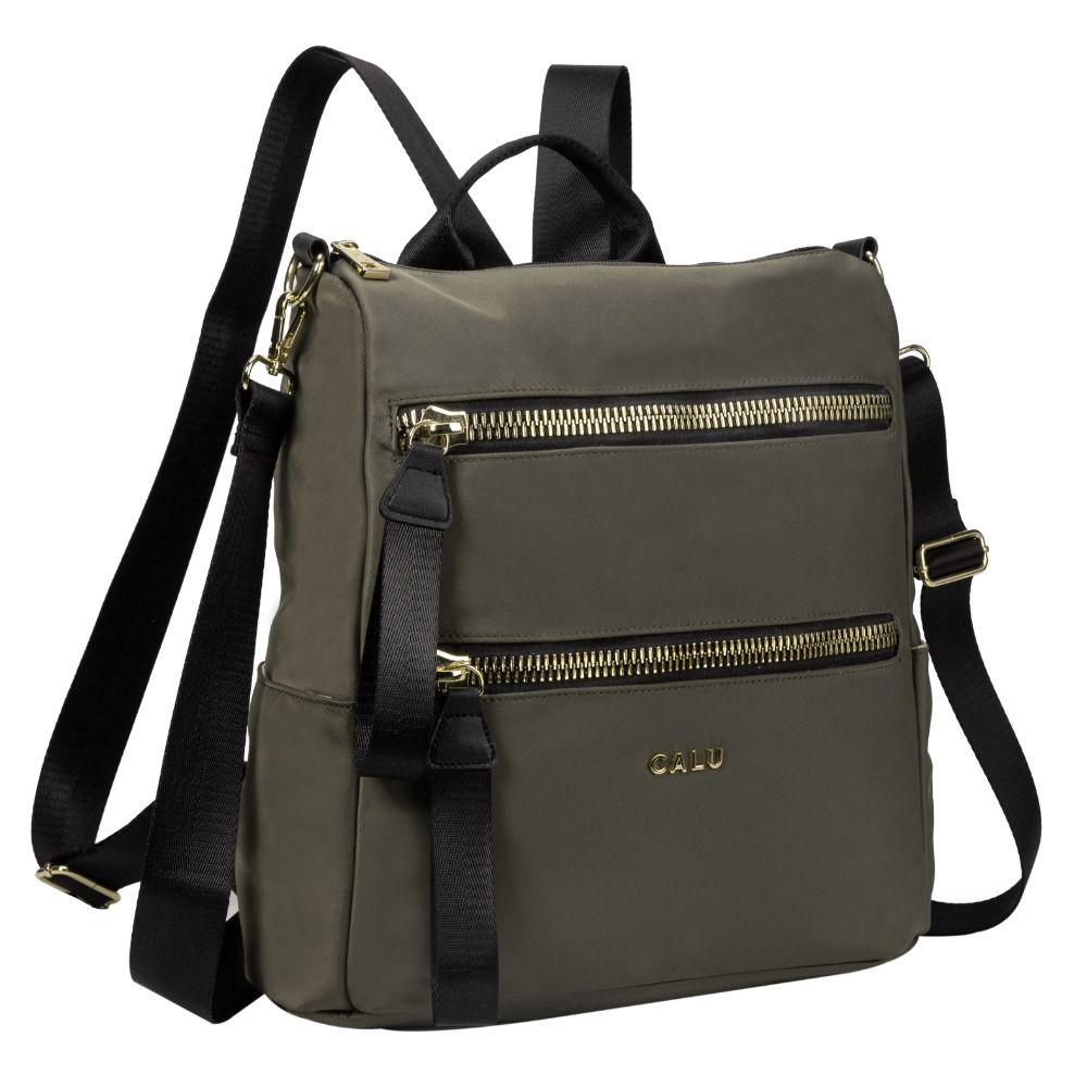 Mochila Cartera Belen Verde Oscuro Calu-0
