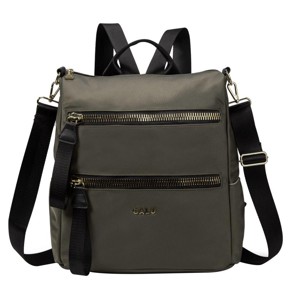 Mochila Cartera Belen Verde Oscuro Calu-1