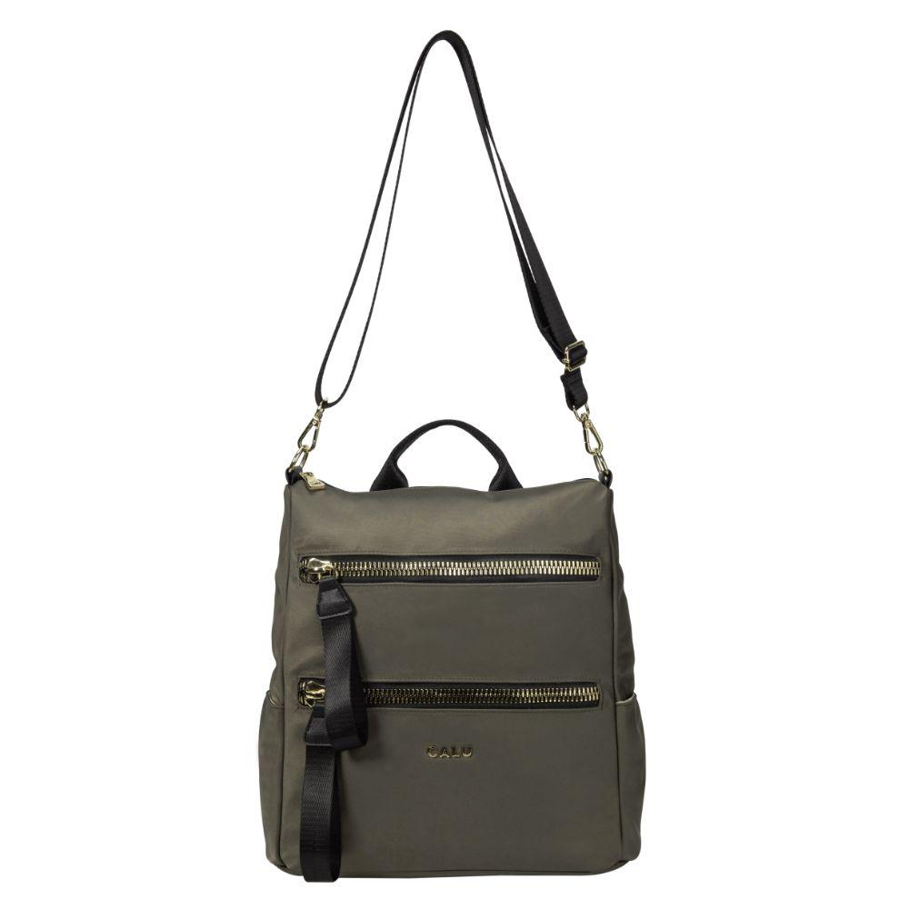 Mochila Cartera Belen Verde Oscuro Calu-3