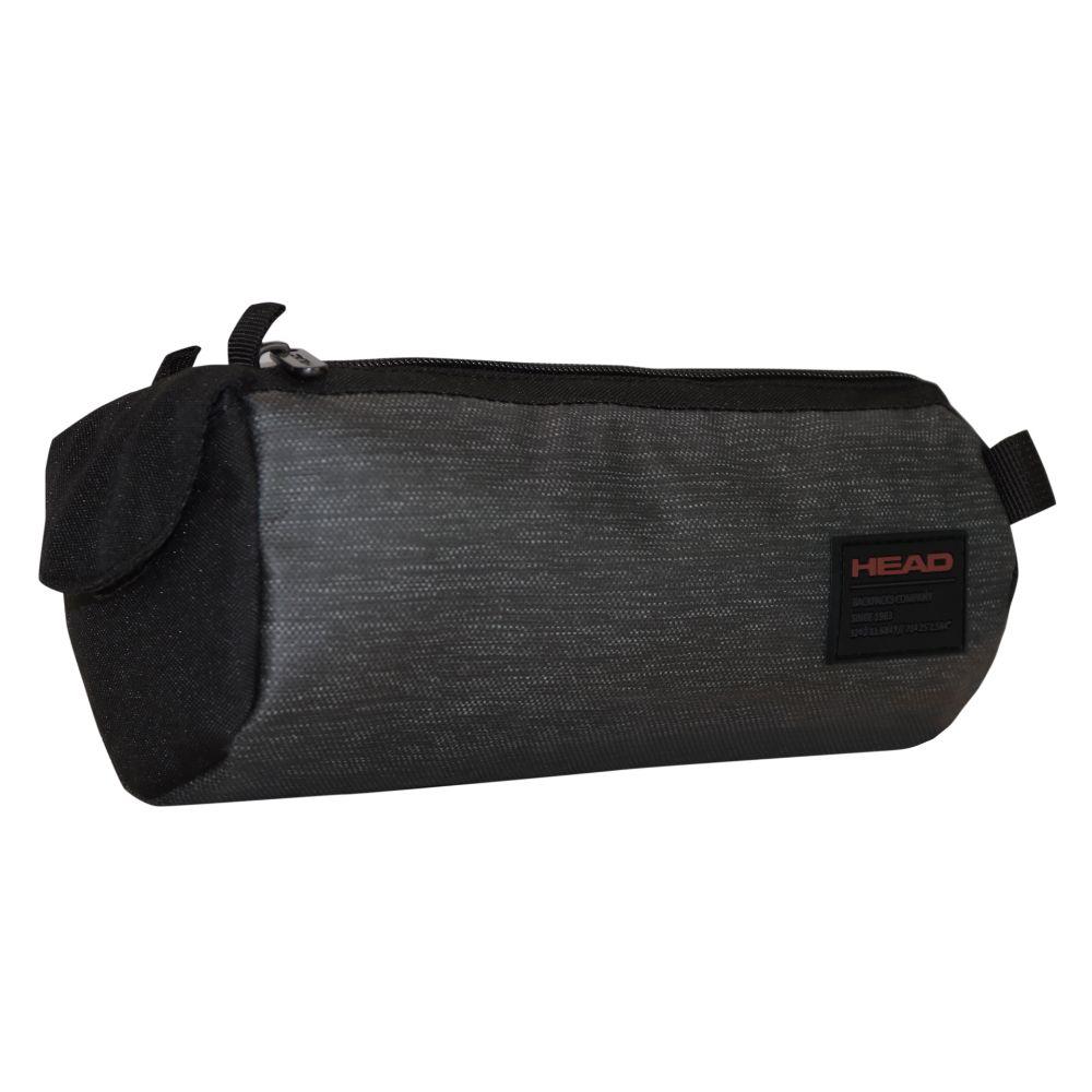 Estuche Lapicero Cronos Melange Reverse Gris Oscuro Head-0