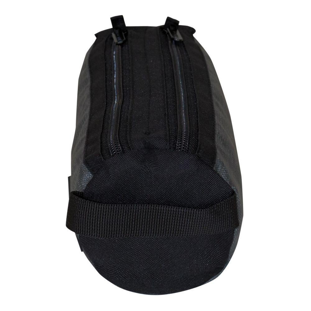 Estuche Lapicero Cronos Melange Reverse Gris Oscuro Head-3