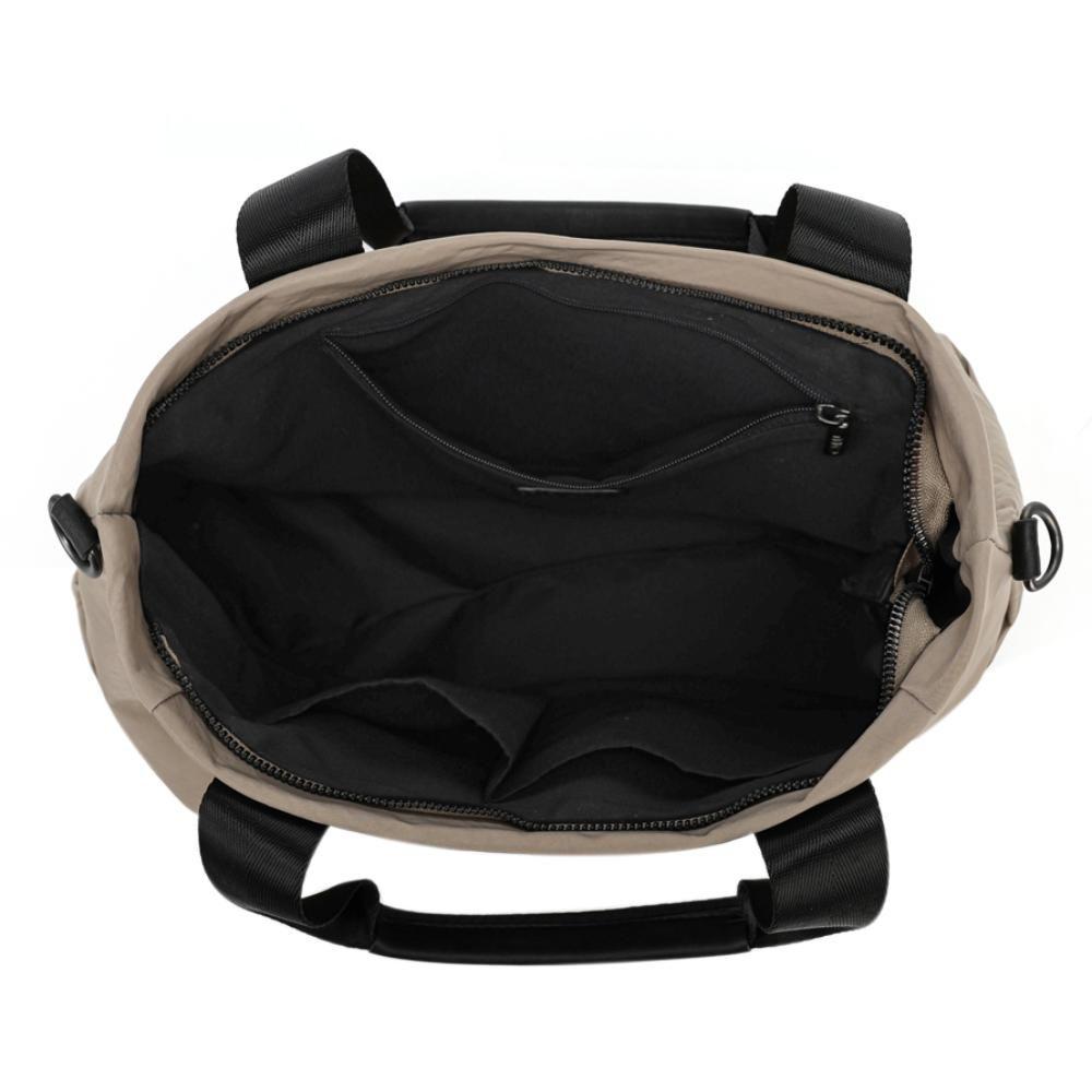 Cartera Gran Tamaño Doble Asa Jesu Beige Calu-3