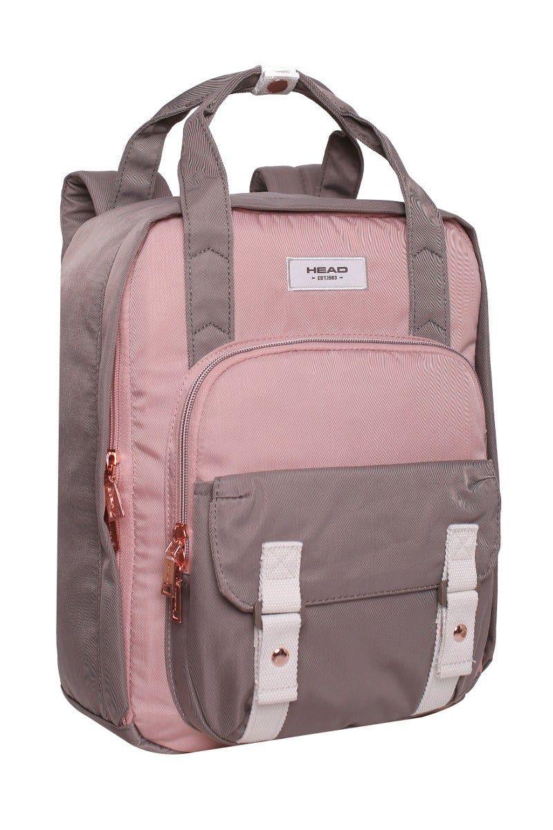 Mochila Alpha 22 Block Cafe Rosado Head-0