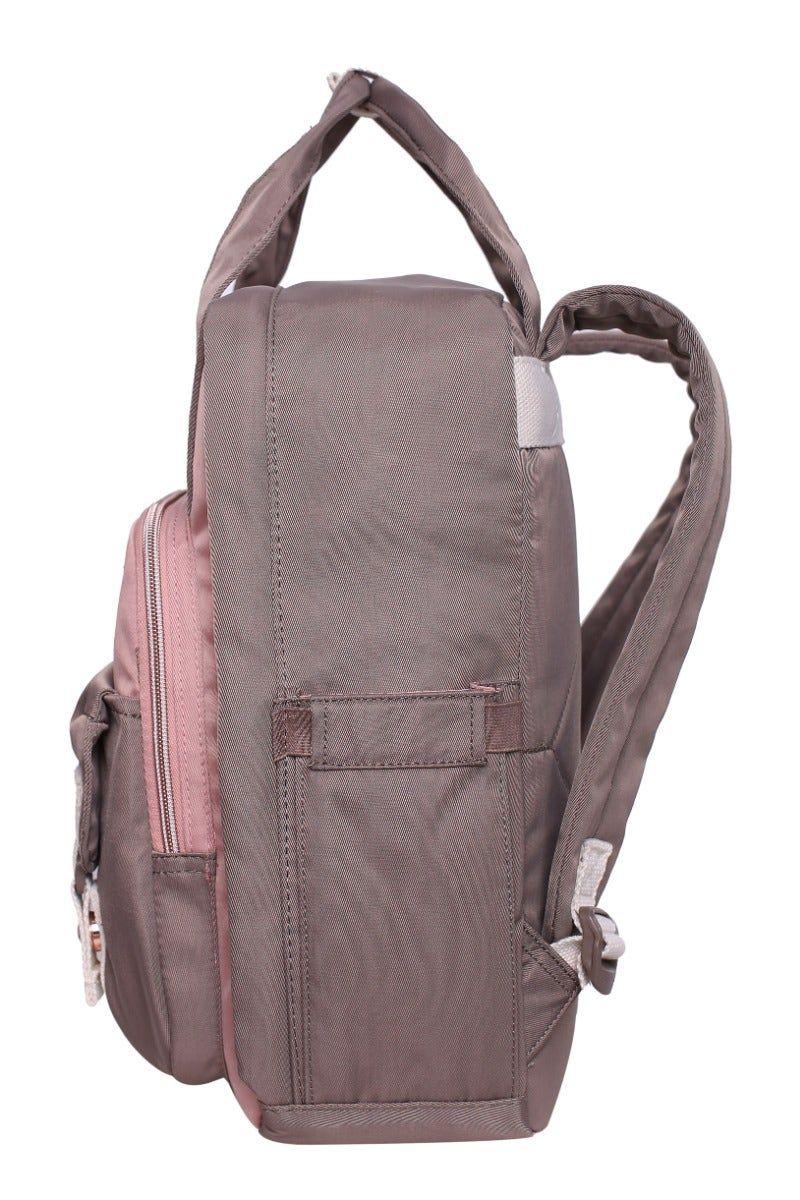 Mochila Alpha 22 Block Cafe Rosado Head-3