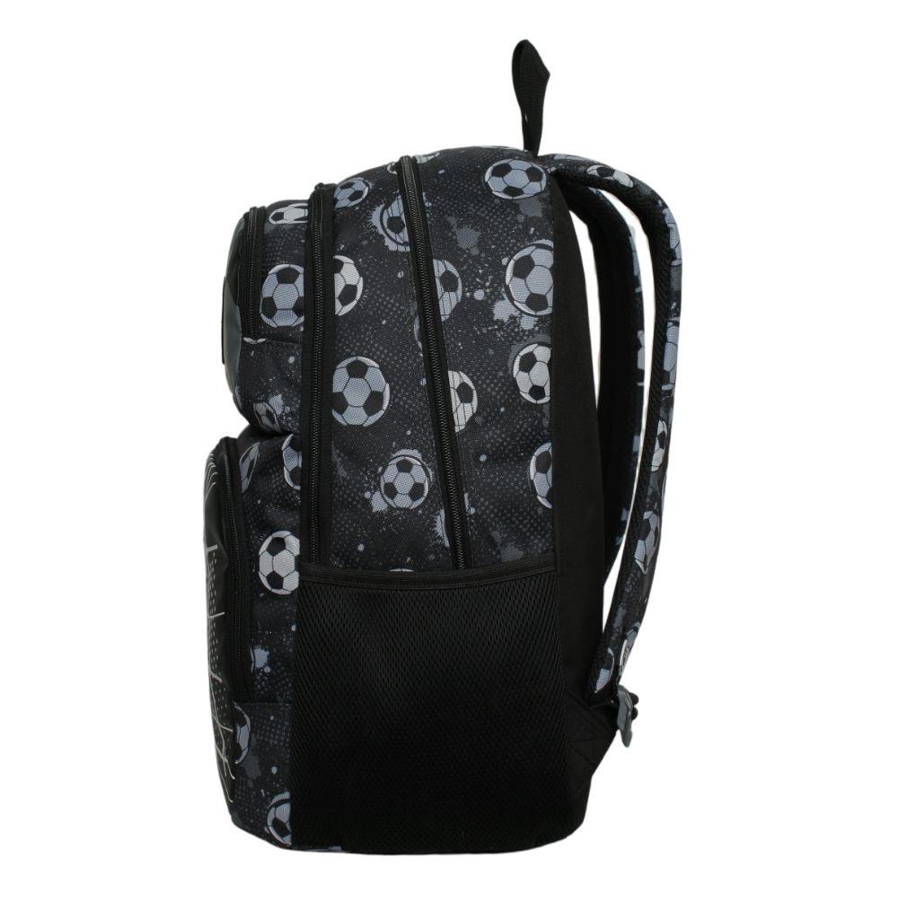 Mochila Infantil Niño Fantasy Soccer Negro Head-3