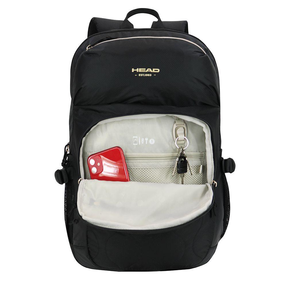 Mochila Ejecutiva Eternity Ondas Negro Head-1