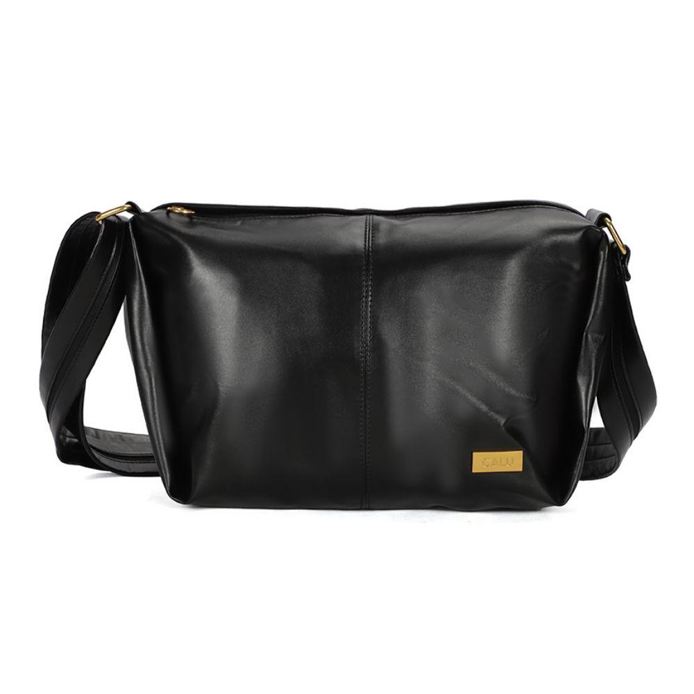 Cartera Mediana Bruna Negro Calu-1