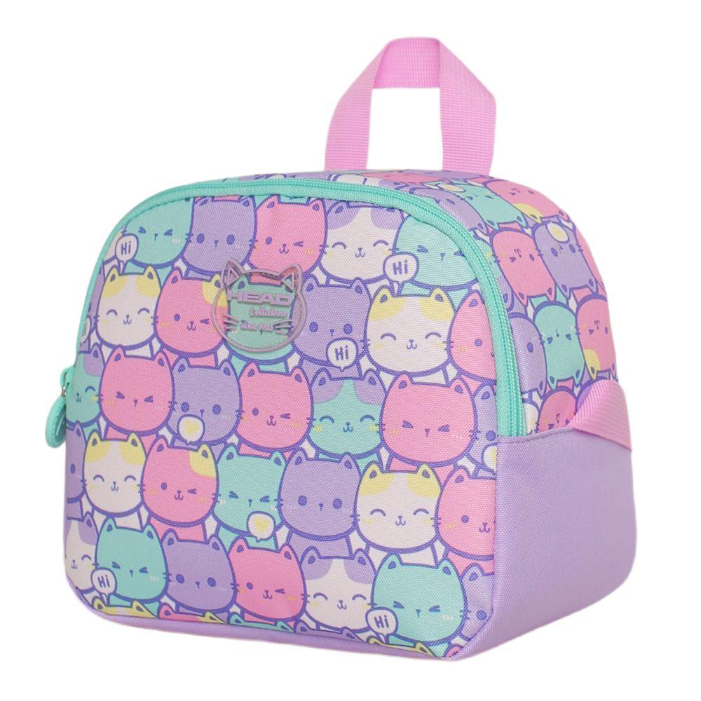 Pack Kids Escolar Mujer New Gatos Pastel Head-2