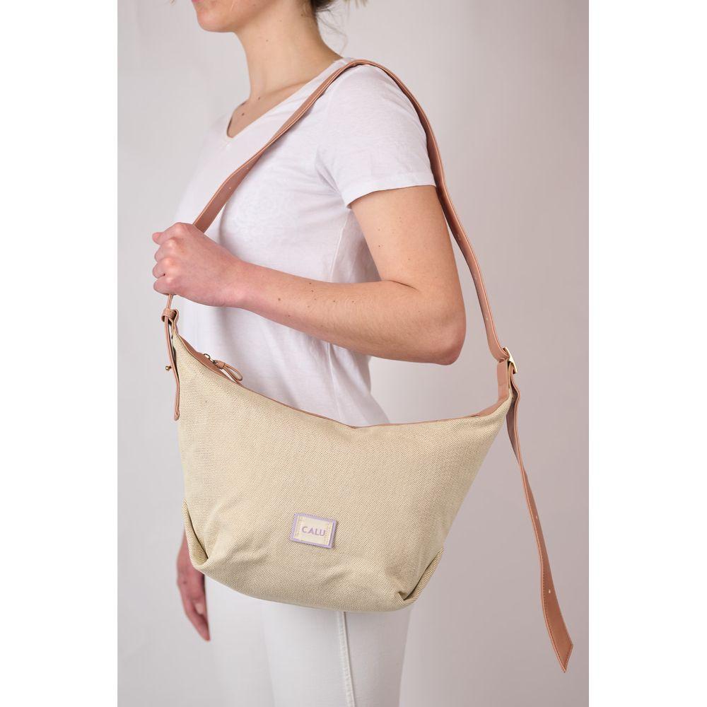 Cartera Bandolera Textura Ainhoa Camel Calu-5