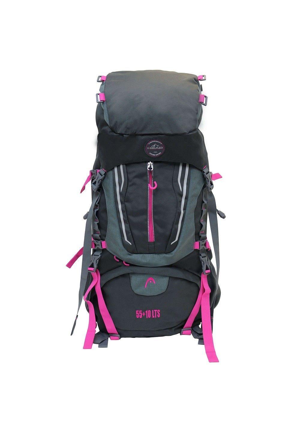 Mochila Outdoor Camping Escorpion 55 Gris Mujer Head  -0