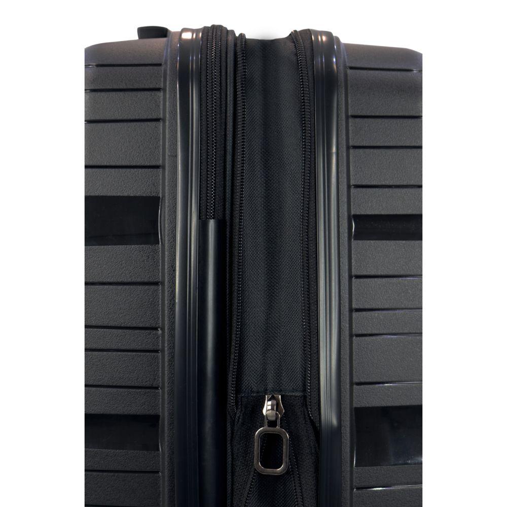 Maleta Cabina Hawai S Expandible Negro Head-3