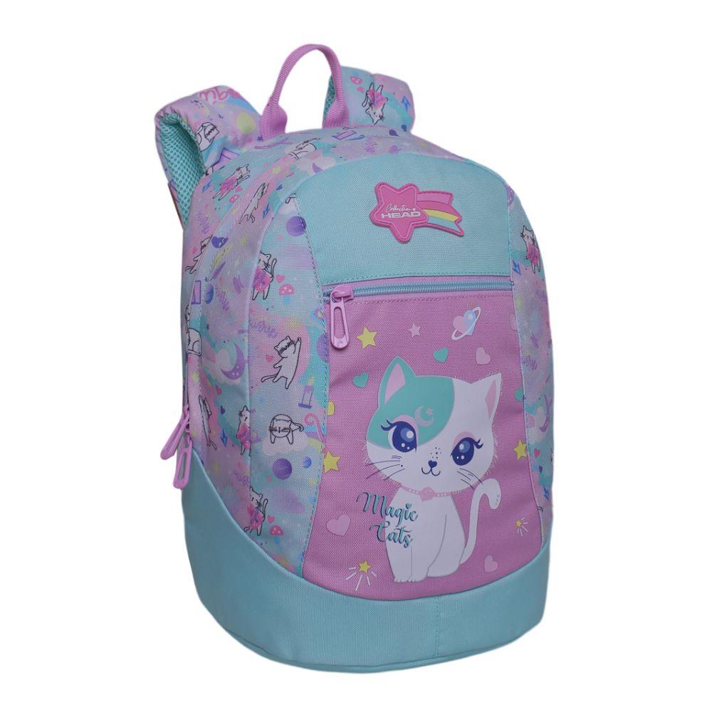Mochila Escolar Khalessi Cosmo Cat Menta Head-0
