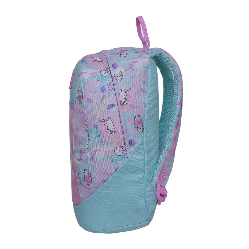 Mochila Escolar Khalessi Cosmo Cat Menta Head-2