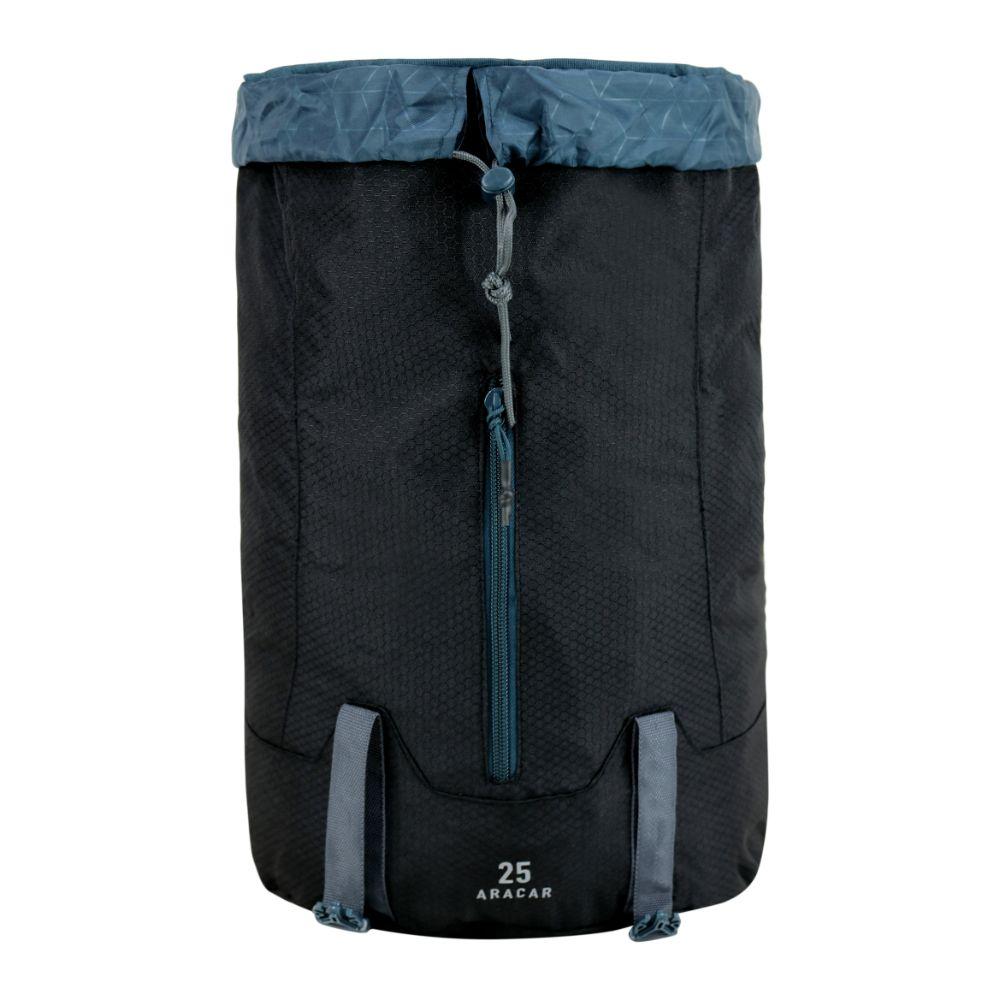 Mochila Outdoor Camping Aracar 25 Negro Petroleo Head-3