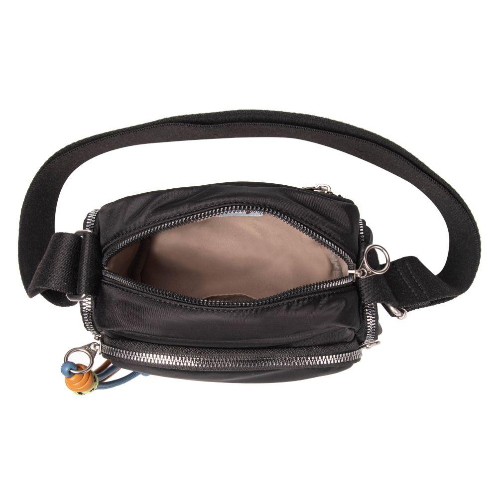 Cartera Bandolera Pamela Microfibra Negro Calu-2