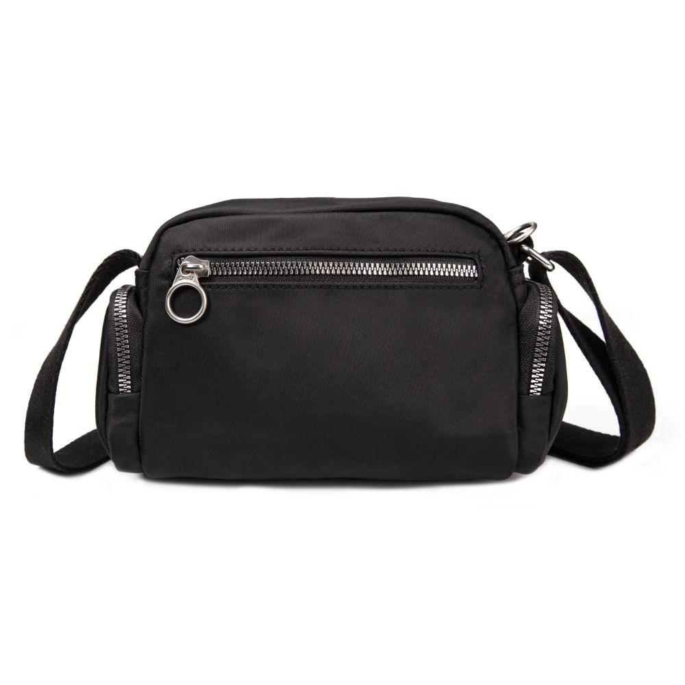 Cartera Bandolera Pamela Microfibra Negro Calu-5