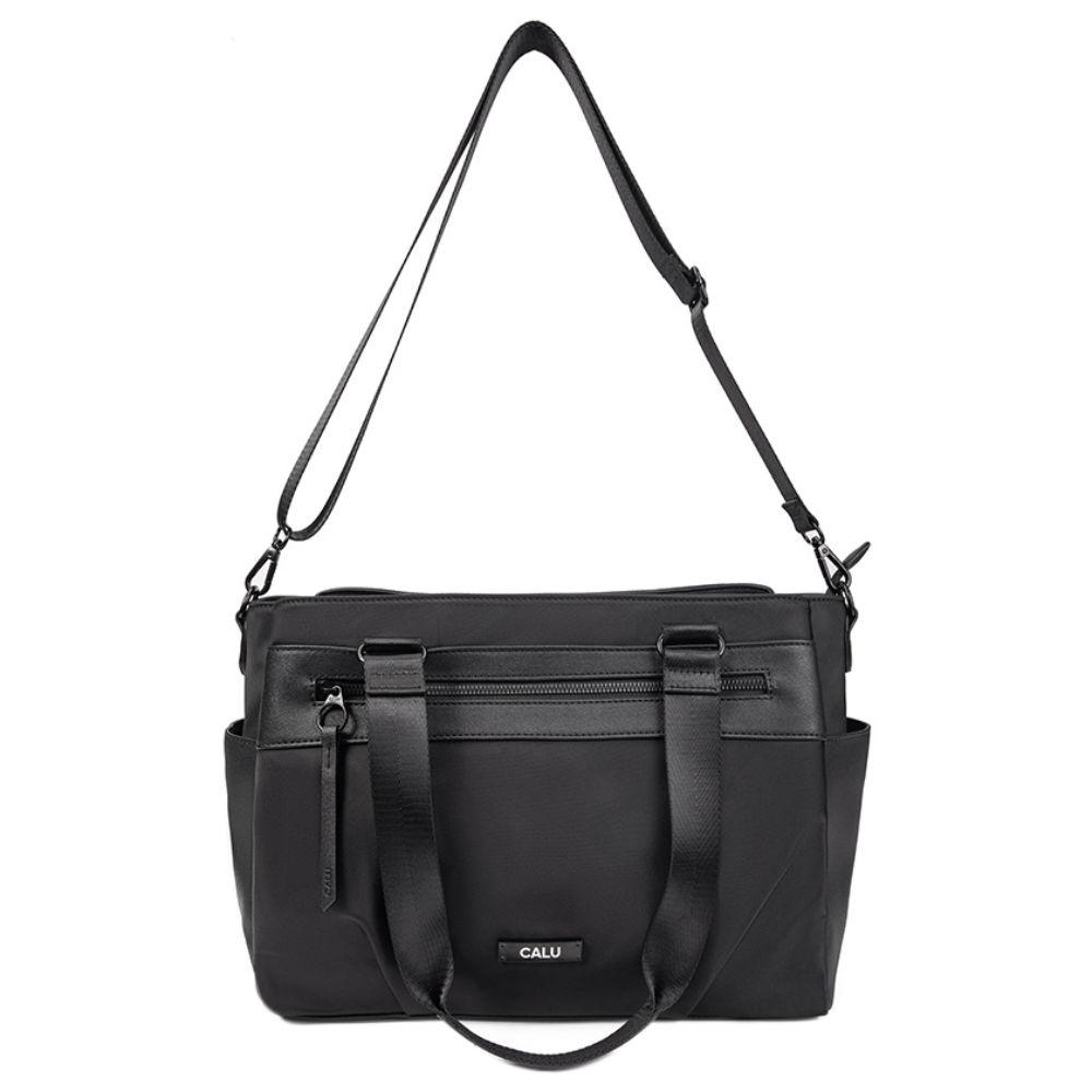 Cartera Bolso Shimmer Negro Calu-3